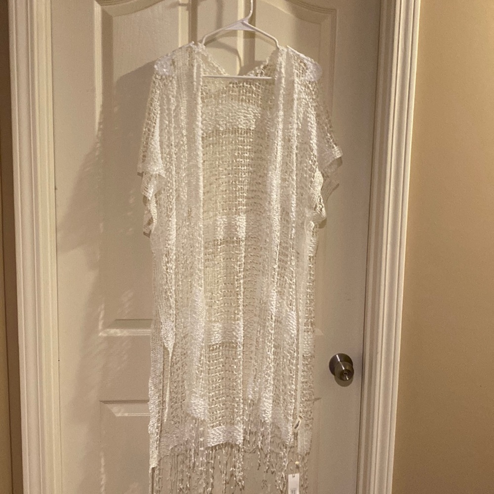 White. Ruggine kimono